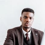 Man in Black Suit Jacket