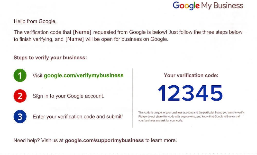 verify your business