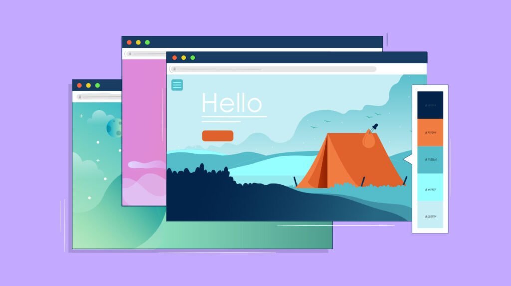 Crafting an Inviting Color Palette for Website Design
